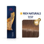 Wella Professionals, Koleston Perfect Me+, Vopsea permanentă de păr, 7/37 Medium Blonde Golden Brown, 60 ml