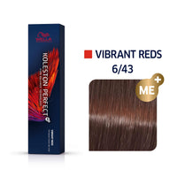 Wella Professionals, Koleston Perfect Me+, Vopsea permanentă de păr, 6/43 Dark Blonde Golden Red, 60 ml
